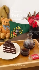 黑森林蛋糕及咖啡