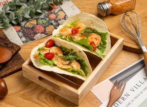 青木瓜酸甜蝦TACO​